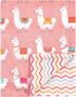 Hudson Baby Unisex Baby Plush Mink Blanket - Llama, One Size