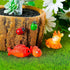 100 Pieces Mini Resin Animals, Miniature Panda and Duck Figurines for DIY Plant Bonsai Accessories
