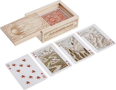 Chronicle Books Great Outdoors Playing Cards - Illustrated Playing Cards for Adults and Children