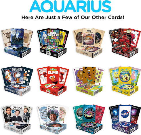 AQUARIUS Weed Playing Cards - Poker Size Deck for Your Favorite Card Games with Linen Finish