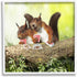 Stupell Industries Silly Squirrels Playing Card Games Tree Branch Design by Chiara