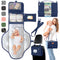 Portable Changing Pad for Baby, Large Waterproof Diaper Changing Mat, Foldable & Detachable with Wipes Pockets by