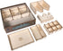 The Broken Token Mysterium Compatible Game Organizer, Wood Storage Box with Multiple Trays