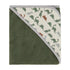 3 Pack (GS71721) Cudlie Buttons & Stitches Baby Boy Rolled/Carded Hooded Towels in Dino Roar Print
