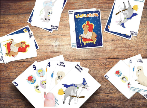 Llama Drama Card Game, 1 Pack Original, Waterproof & Tear-Proof