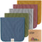 KeaBabies Cotton Muslin Burp Cloths Baby Boy, Girl - 5-Pack Soft &