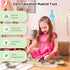 Miljgte 1-3, Set 12-18 Wooden Musical Instruments for Toddlers Montessori Percussion with Xylophone, Natural Music