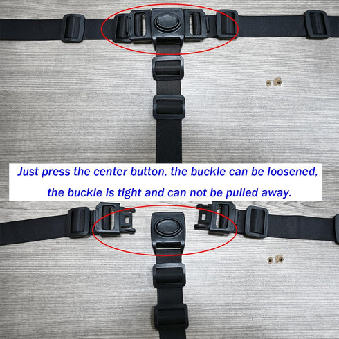 Dakexiong 3 Universal Point Harness Baby Chest Harness for Child/Kid Seats, Adjustable Harness Strap for High