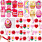 JOYIN 28 Packs Valentines Day Gift Cards with Mochi Squishy Toys, Stress