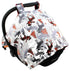 40"x30" Dear Baby Gear Car Seat Canopy - Unisex Infant Car Seat Cover - Soft and Breathable Fabric - Fits Most Carseats