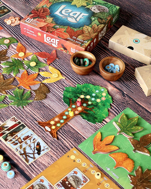 Leaf Board Game by Weird City Games, Strategy Board Game
