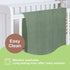31.5 43.3 Inches Organic Cotton Knit Baby Blanket X Soft Knitted and Breathable Baby Blanket for Boys and Girls Perfect