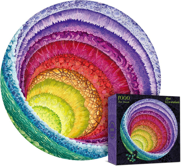 Antelope - 1000 Piece Rainbow Puzzle for Adults, Hue Wormhole Jigsaw Puzzles