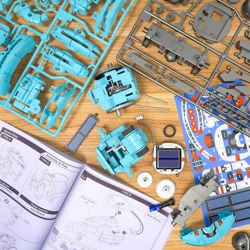 Lucky Doug STEM Projects for Kids Ages 8-16: 6-in-1 Building Science Kits for Solar Robot and Space Toys