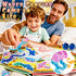12PCS 3D 6 Set 3D 3-D TBOLINE Parent-Child Printed Animals Toys, Printed Wiglets Toys with Mini Animals Inside, Cute