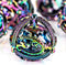 Metal DND Dice Set - Unique Round Hollow Orb Design for Better