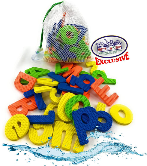 119pcs Set Mtty's Toy Stop Ultimate Bath Toys Featuring Giant Rubber Duck, Bath Stickers, Mirrors, Crayons, Sponge