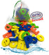 119pcs Set Mtty's Toy Stop Ultimate Bath Toys Featuring Giant Rubber Duck, Bath Stickers, Mirrors, Crayons, Sponge