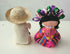 ALKIMIA INC Mexican Handmade Traditional Rag Couple Dolls, 7 inches - Pink & White