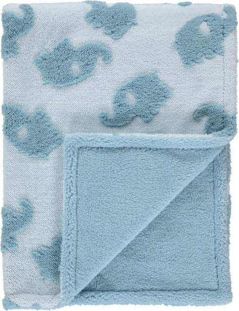 Ultra-Soft Luxurious Baby Blanket, 30x40 inch, Double Sided Fleece with Sherpa Backing