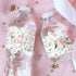 Baby in Bloom Baby Shower Water Bottle Labels - 20 Waterproof Stickers for Pink Floral Boho Girl Baby Shower