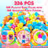 336 168 Packs 168 LINAYE PCS Prefilled Easter Eggs Bulk with Toys Inside - Pre Filled Stuffed Eggs with Party Favors