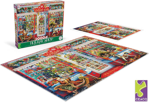 Ceaco Holiday Shop 2000 Piece Jigsaw Puzzle