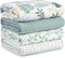 Muslin Swaddle Blankets for Newborn, 4 Pack Cotton Baby Blankets Neutral, Large