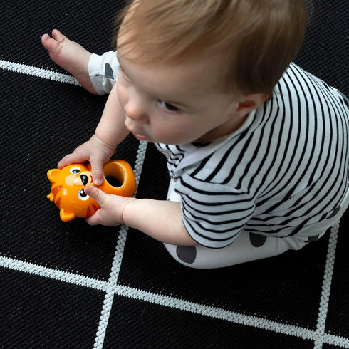 Baby Einstein Teethe & Wobble Tinker Tiger Teether Toy, BPA Free, for Infants Ages 3 Months and Up