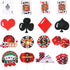 32pcs Casino Cupcake Toppers - Casino Poker Theme Party Decorations for Las Vegas Casino Night Birthday Supplies