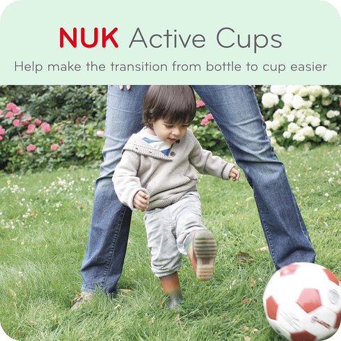 10 oz, 1 Pack, 9+ NUK Active Hard Spout Sippy Cup, Months