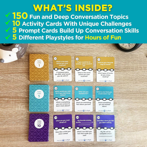 8-99 15 ThinkPsych Chat Chains - The Game That Connects Us | Social Skills Games | Therapy Games for Teens and Kids |