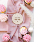 The Cotton & Canvas Co. We're Here Newborn Twin Baby Announcement, Nursery Sign, Nursery Decor, Baby Shower, Modern