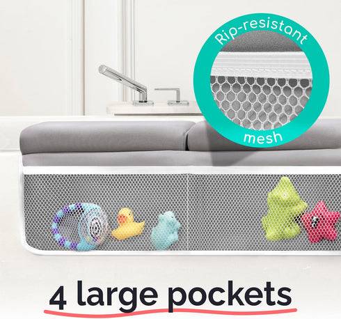 Elbow Set Baby Bath Kneeler and Rest Pad - Kneeling pad for Bathing Baby and Toddlers - Memory Foam Cushion - Holds