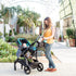 J.L. Childress Universal Stroller Organizer - Side Sling Stroller Storage Accessory - Black Mesh Cargo Net
