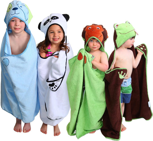 Frenchie Mini Couture 100% 30"x 54" Hooded Towel Monkey Cotton Extra Large One of a Kind Toddler/Child Towel Animal
