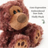Philbin 1 7 GUND Teddy Bear, Little Stuffed Animals, Classic Plush Toys for Ages and Up, Chocolate Brown