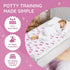 2000ml 53" 33", Lynmark Potty Training Mattress Protector Pee Pads for Kids - Waterproof Toddler Bed Wetting Mat