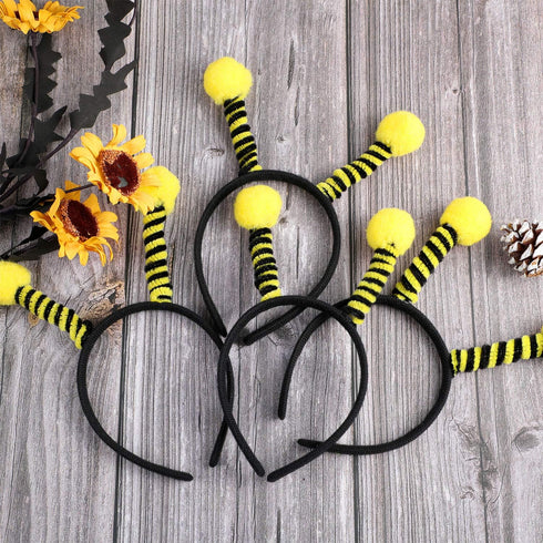 Yaomiao 8 Pieces Bee Antenna Headbands - Tentacle Hair Bands for Kids Women Halloween Cosplay Costume Accessories Party