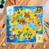 DIY Board Game Kit - Make Your Own Board Game Kit with Double-Sided Blank Game Board, Blank Box, Game Pieces