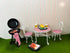 Dollhouse Furniture - Dollhouse Kitchen Miniature BBQ Grill Oven & Dollouse Accessories