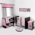 Bacati - Elephants Pink/Grey Mini Changing Pad Cover