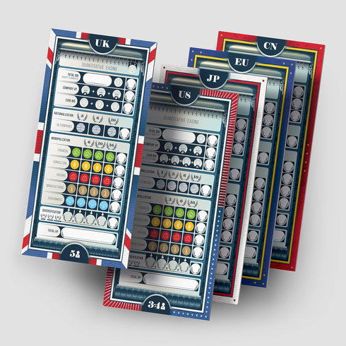 Q.E. Board Game - 3 to 5 Players, 45 Minute Playtime