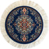 Set 4 5 Inch of Round Dollhouse Rugs Miniature Carpet Accessories for Doll Houses, Diameter Floor Dcor, Oriental Style