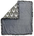Dear Baby Gear Baby Blankets for Boys & Girls, Neutral Baby Blankets, Crib & Nursery Quilt, Antlers Grey with Ruffles