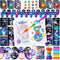 BenLouis 168Pcs Outer Space Themed Party Favors Space Alien Coloring Books Crayons
