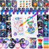BenLouis 168Pcs Outer Space Themed Party Favors Space Alien Coloring Books Crayons