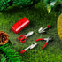 Gejoy 17PCS 1:12 Set Miniature Doll House Tools Metal Home Repair Tools Multifunctional Tiny Tool for Party Dollhouse