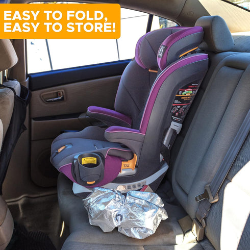 EcoNour Baby Car Seat Sun Shade Cover | Infant Carseat Heat Protector Keeps Toddler Seat at a Cool Temperature |