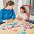 eeBoo Hexagon Puzzle Pairs, Simple Words, 33 Pairs for Pre-Reading Activity, Educational for Kids Ages 3+